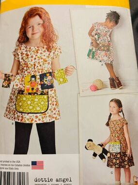 Simplicity 8101 Sewing Dress  Girls Sizes  Pre Owned